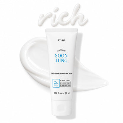 Nourish Your Skin with Soonjung 2X Barrier Repair Cream - Perfect for Sensitive Skin, 2.02 Fl Oz