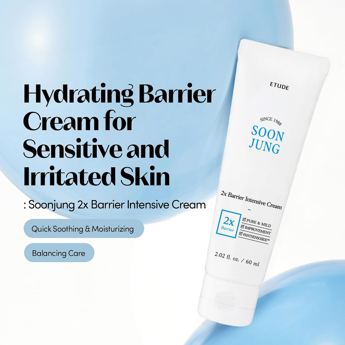 Nourish Your Skin with Soonjung 2X Barrier Repair Cream - Perfect for Sensitive Skin, 2.02 Fl Oz